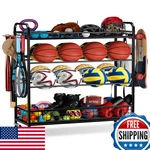 Extcct Garage Sports Equipment Organizer - Rolling Ball Storage Bin Wheels. Fixed Price $176.83.