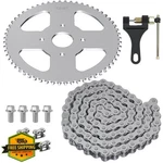 Yoxufa 60 Tooth Sprocket 420 Chain 90 Link For Coleman Baja Predator Mini Bike. Fixed Price $40.99.