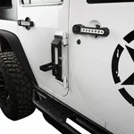 Hooke Road Two Steel Folding Door Hinge Steps W/star For Jeep Wrangler 07-18 Jk. Fixed Price $42.00.