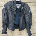 Joe Rocket Atomic Men's Motorcycle Jacket - Black/gray S. Fixed Price $75.00.