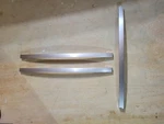 Ge Refrigerator Door Handle Set Silver Metal Gye22gyngfs 3pcs Glossy External. Fixed Price $54.00.